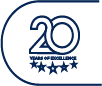 20 Years badge