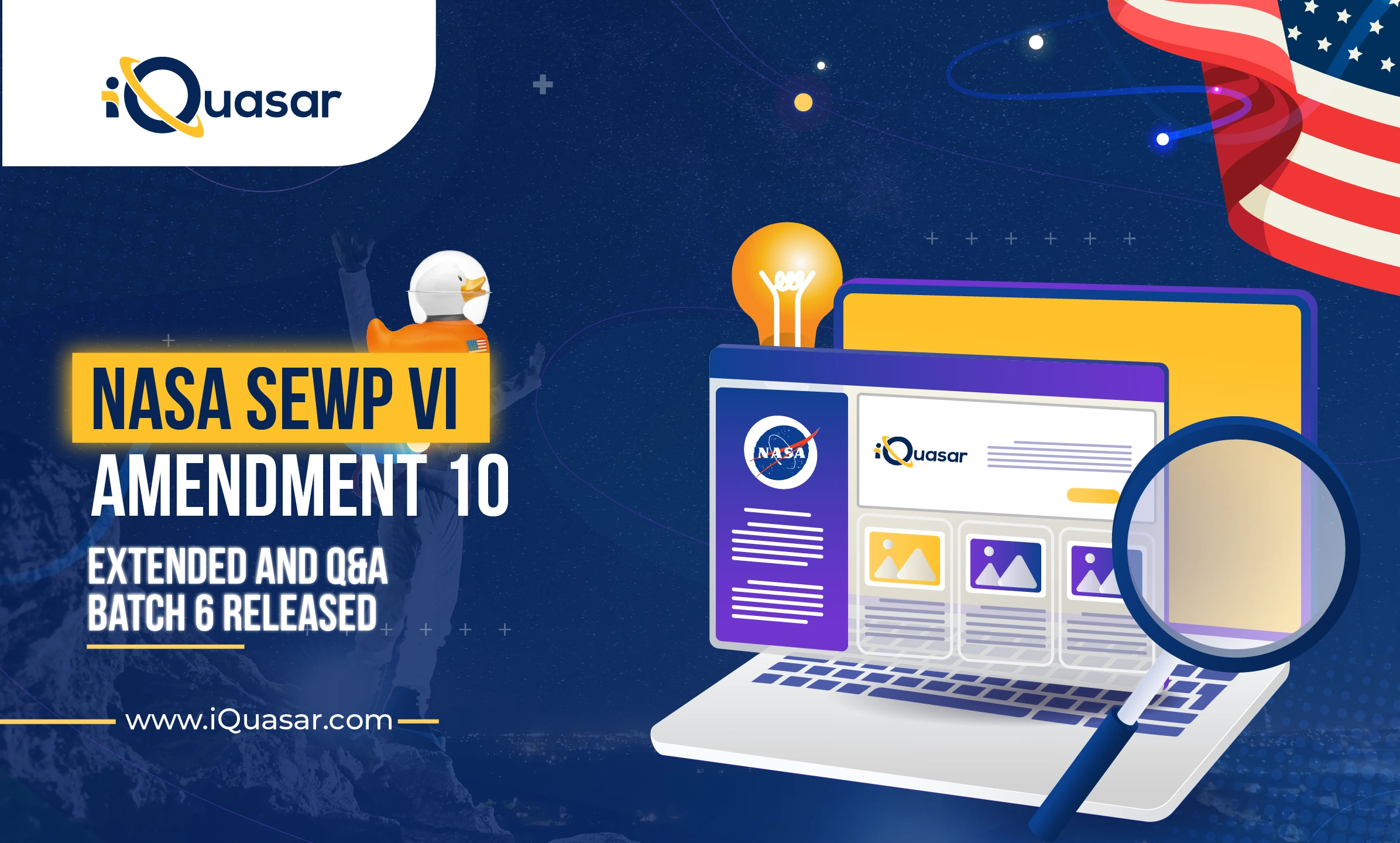 NASA SEWP VI Amendment 10: Deadline Extended and Q&A Batch 6 Released NASA SEWP VI Amendment 10