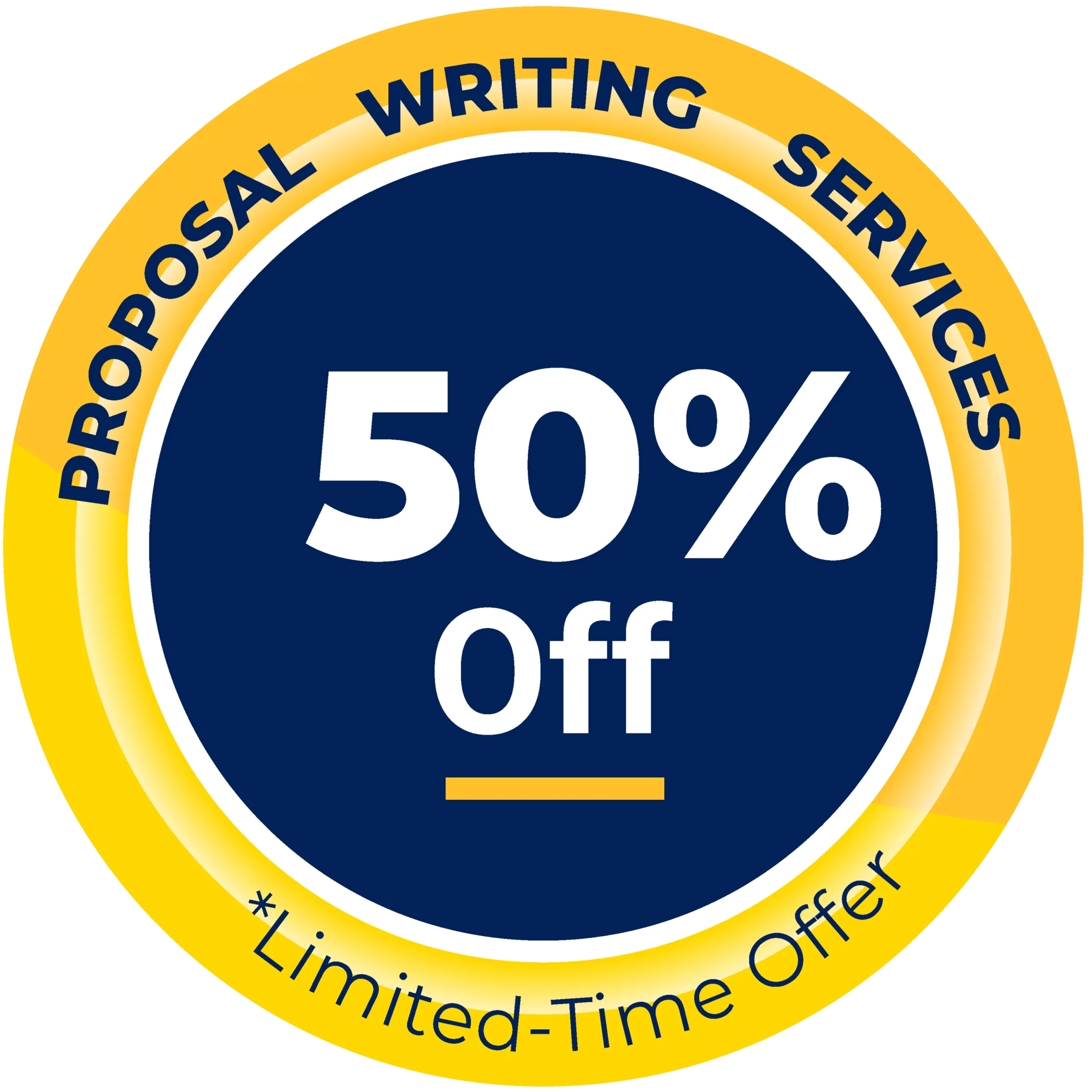 Proposal Writing Service Badge Proposal Writing Service