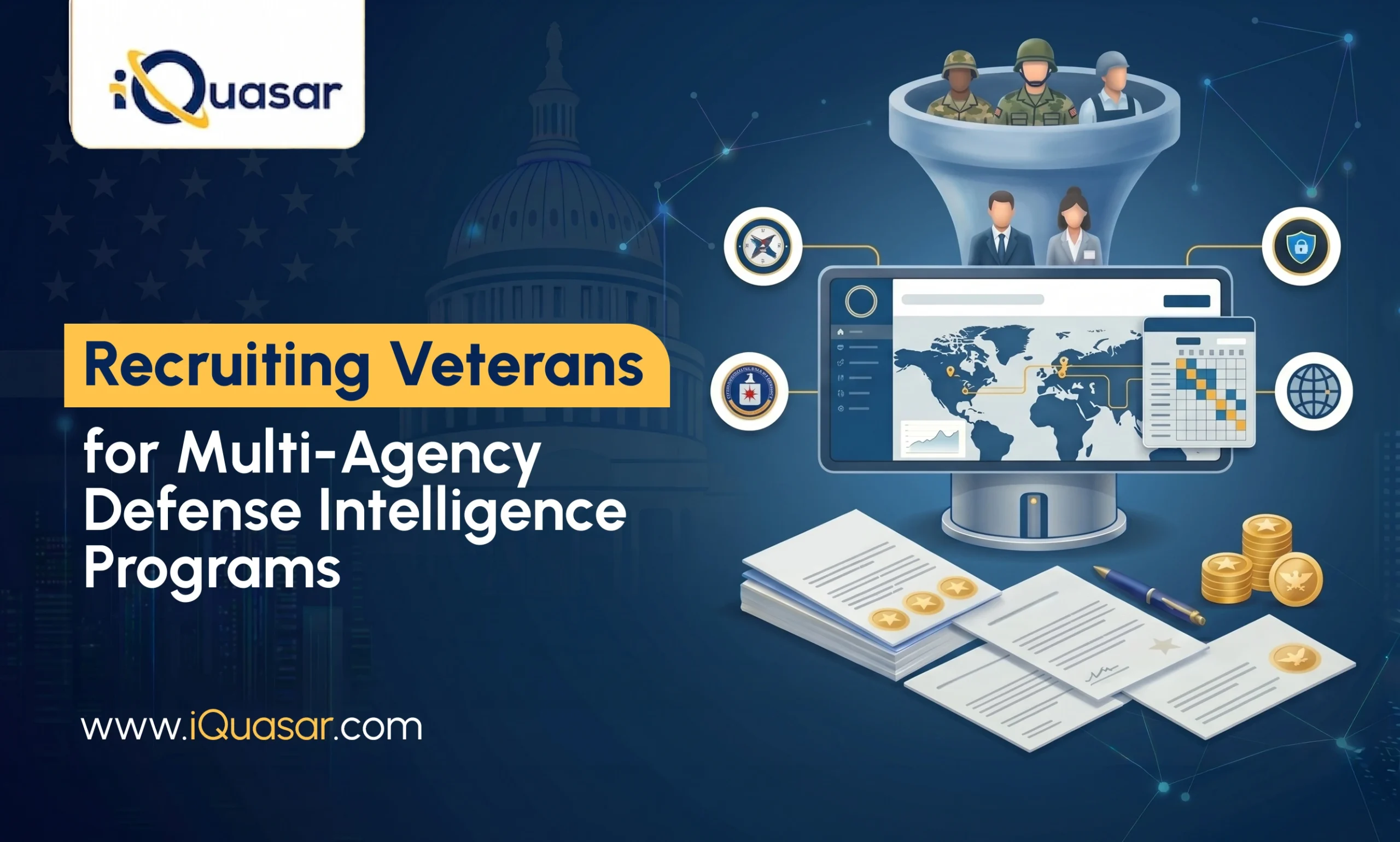 How iQuasar Helped Recruit Veterans for Defense Intelligence Programs Recruit Veterans for Defense Intelligence Programs
