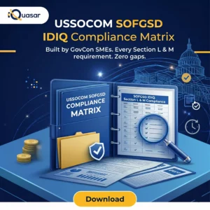 USSOCOM SOFGSD Compliance Matrix