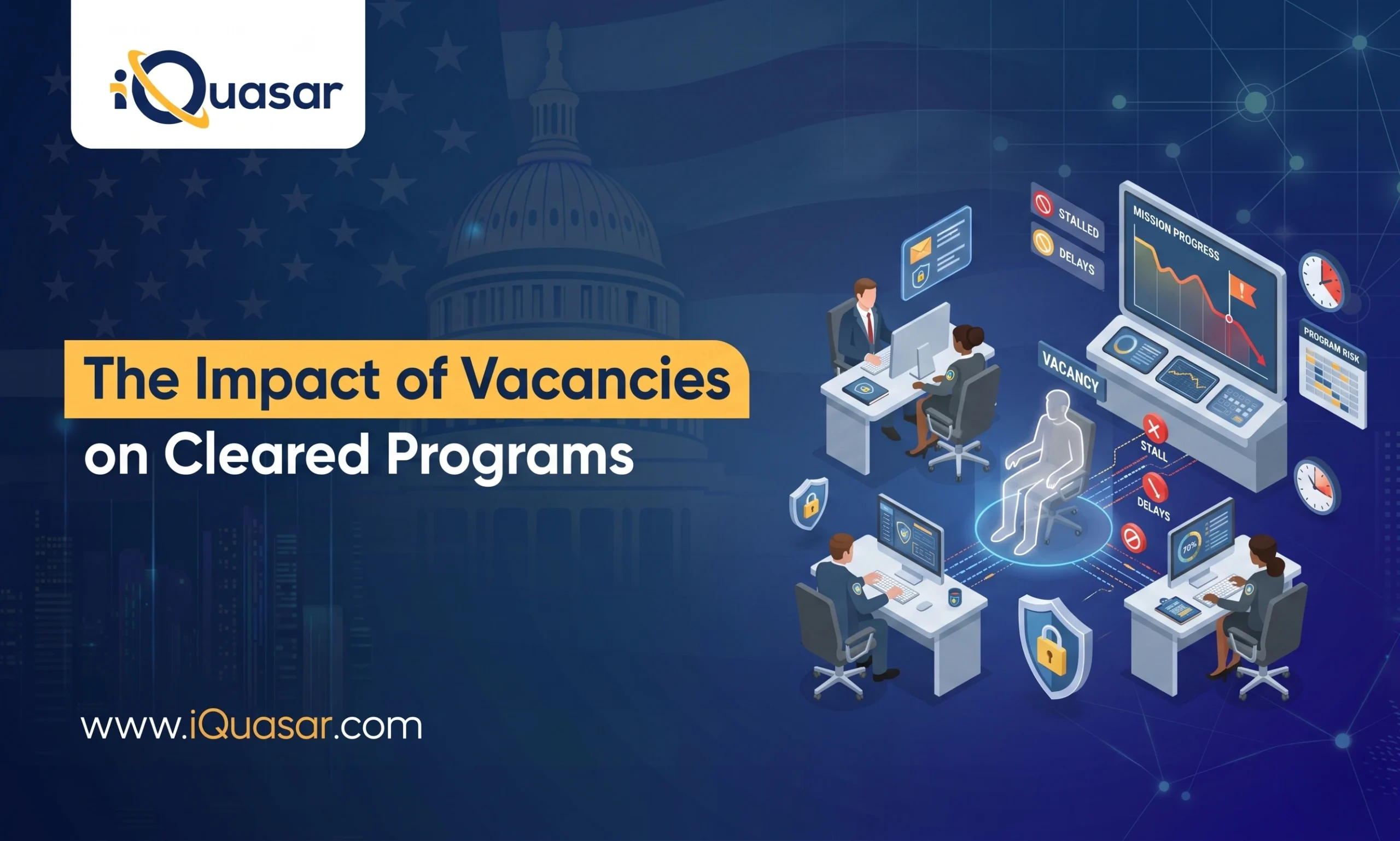 Cleared-Program-Vacancy-Cost-CPARS-Risk Cleared program staffing vacancy impact on CPARS ratings, SLA compliance, and federal contract performance